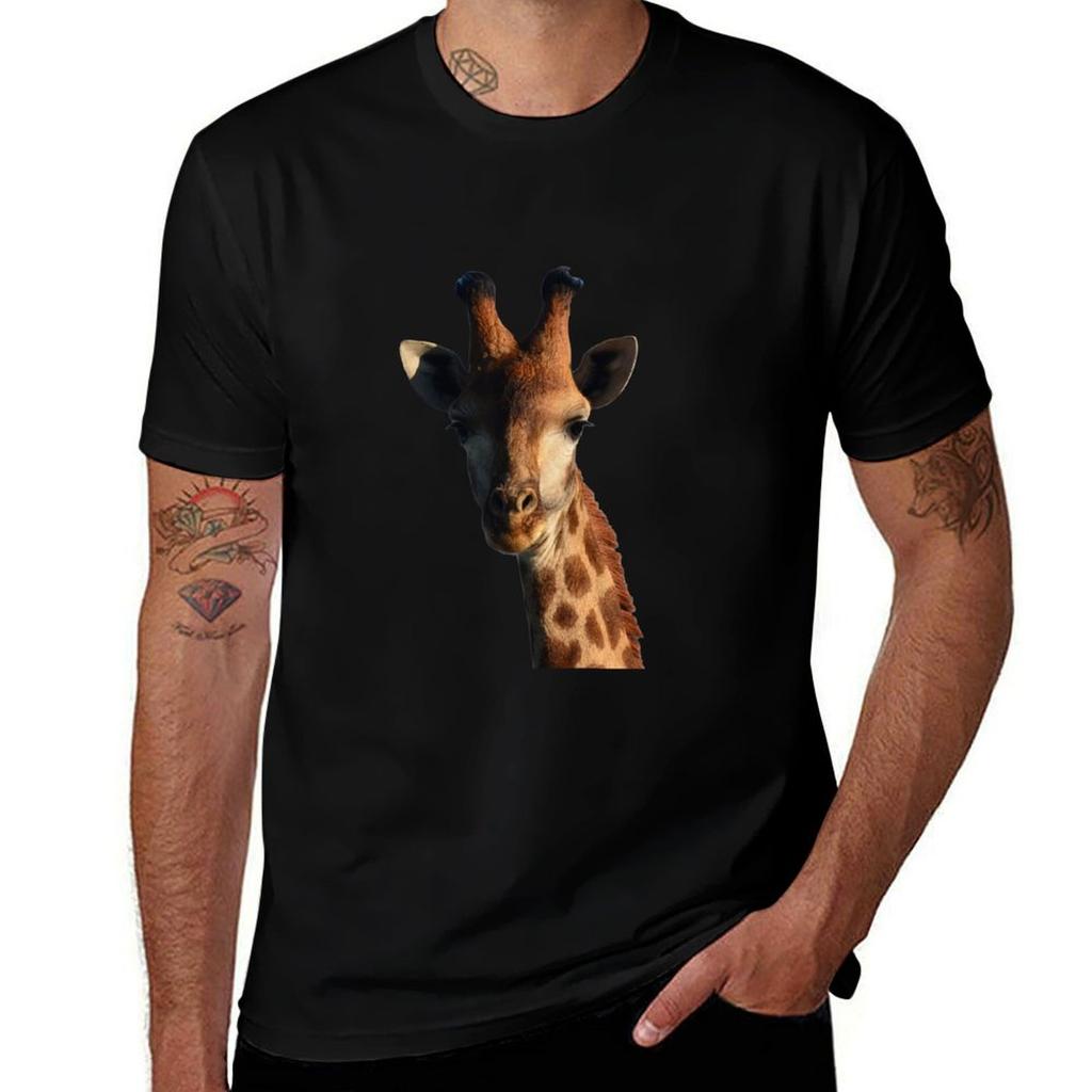 African Giraffe TShirt t shirt custom print Unisexs graphic t shirts TShirt