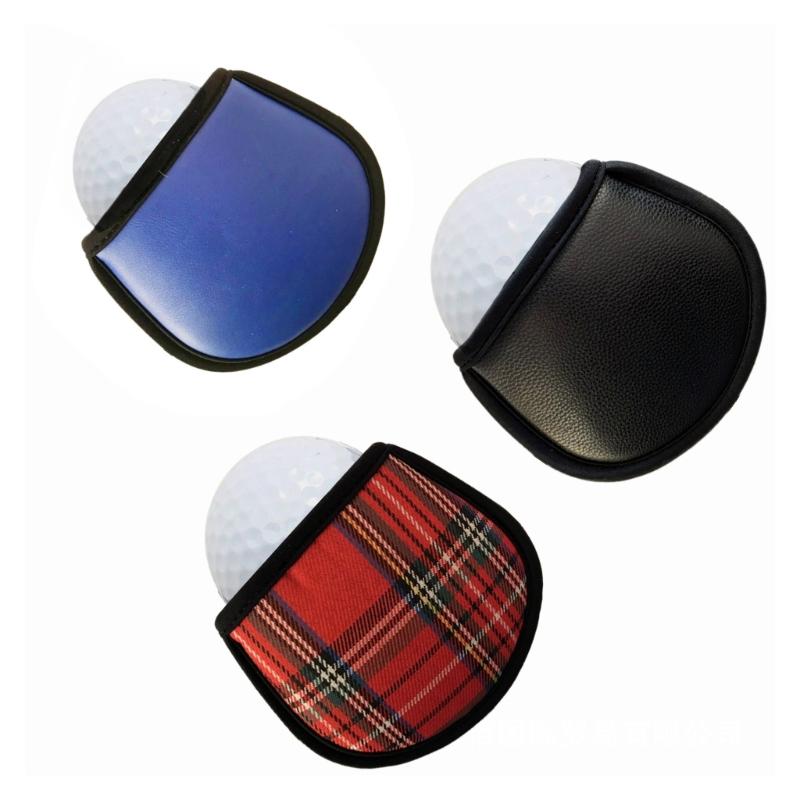 Golfball-Reinigungstasche, Tragbarer Golfball-Washer Kleine Golftasche mit Kunststoffclips Praktische Waschbare Golftaschen-Tasche