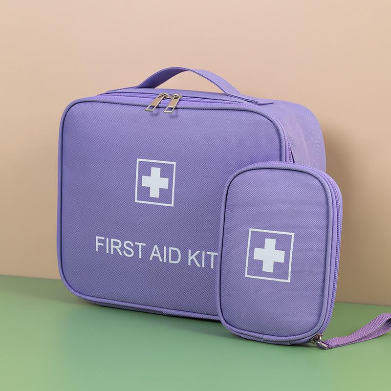 Large Capacity Travel First Aid Kit & Portable Medicine Storage Bag