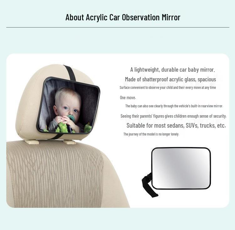 Child Safety Rearview Mirror for Car