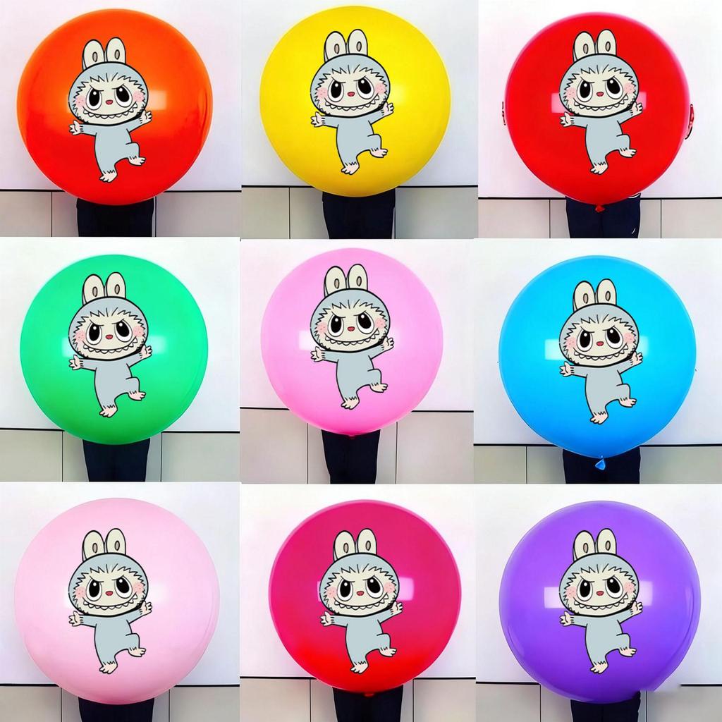 36-Inch Thickened Latex Round Macaron Balloon for Birthday Party Decoration