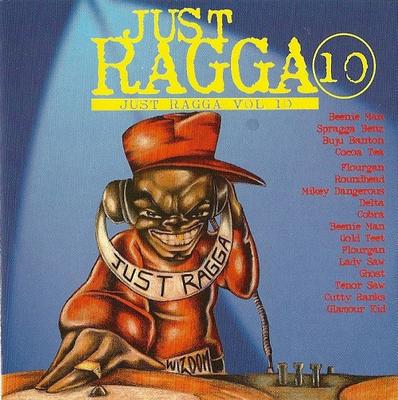 CD VARIOUS - Just Ragga V.10 CRCD50 Charm 1996 UK Reggae, Ska & Dub Used