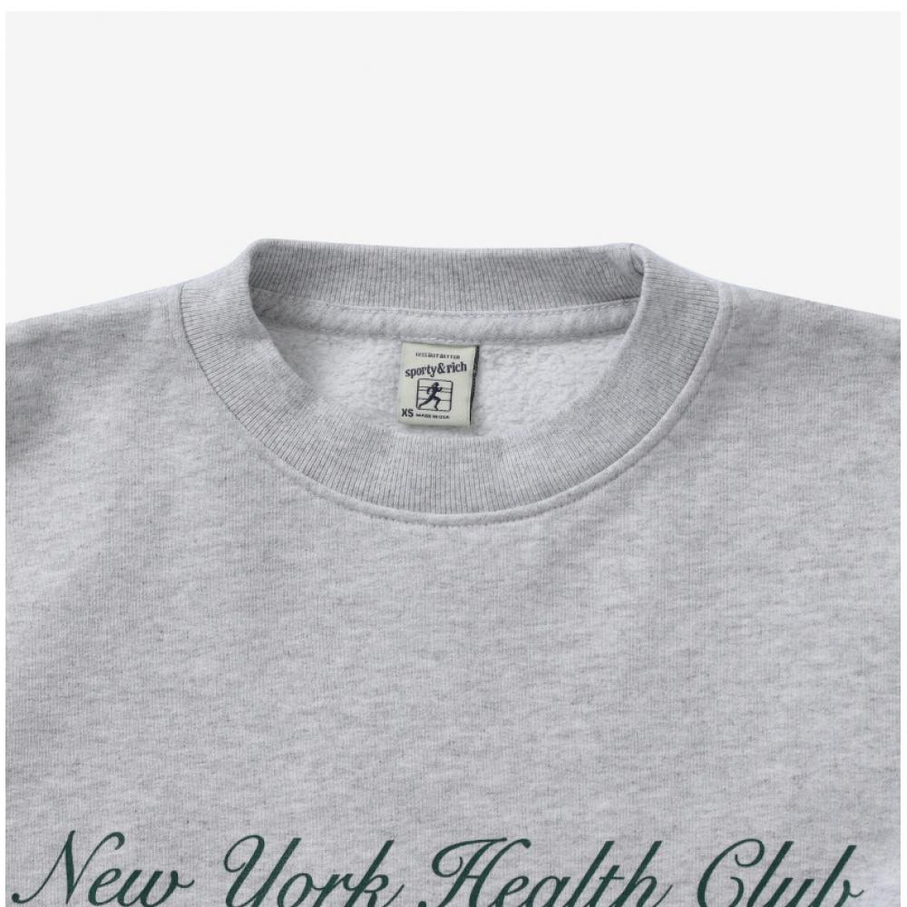 Sporty   Rich Cr871hg Ny Health Club  Helath Club  Public Sweatshirt