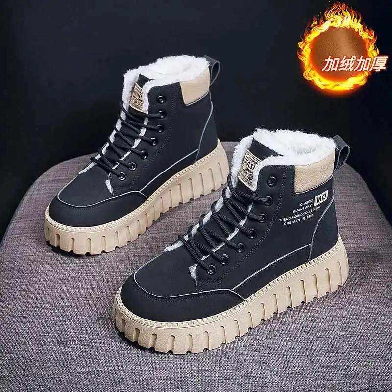 Fashion Cold-proof High Cut Luxury Designer Sneakers Women Loafers Size 41 Women Shoes Moccasins For Women Brands Sport Racing