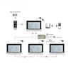 Smart Video Intercom WiFi 9 Inch Monitor with Doorbell Camera Wired Video Door Phone Intercom System for Villa Apartment