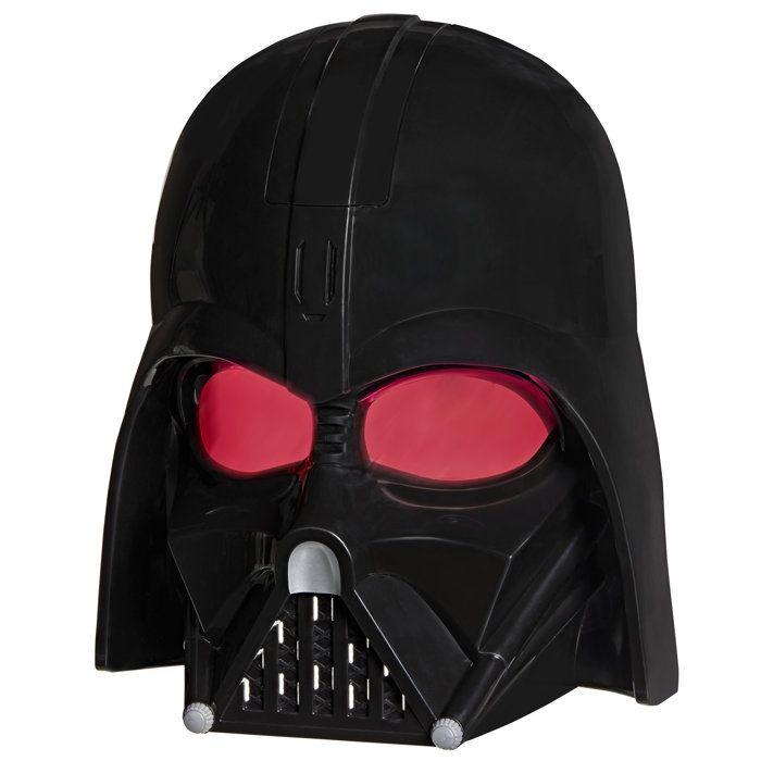 Masque de Dark Vador électronique, phrases et effets sonores, déguisement Star Wars pour enfants, dès 5 ans