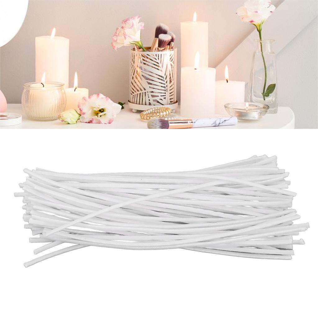 100pcs 4.7in Length Cotton Candle Wick DIY Candle Making Smokeless Wax Cotton Core