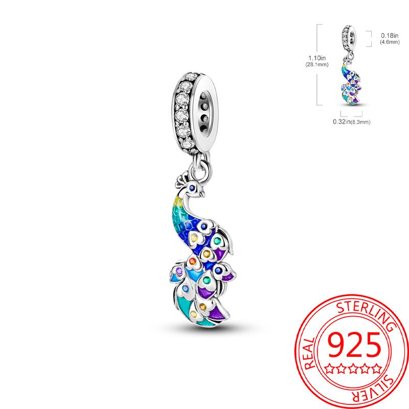 Copper Metal Charm Bead Component Bead Component Crown Lion Frog Charm Bead Component Compatible With Bracelet High Quality Fine Jewelry Authentic