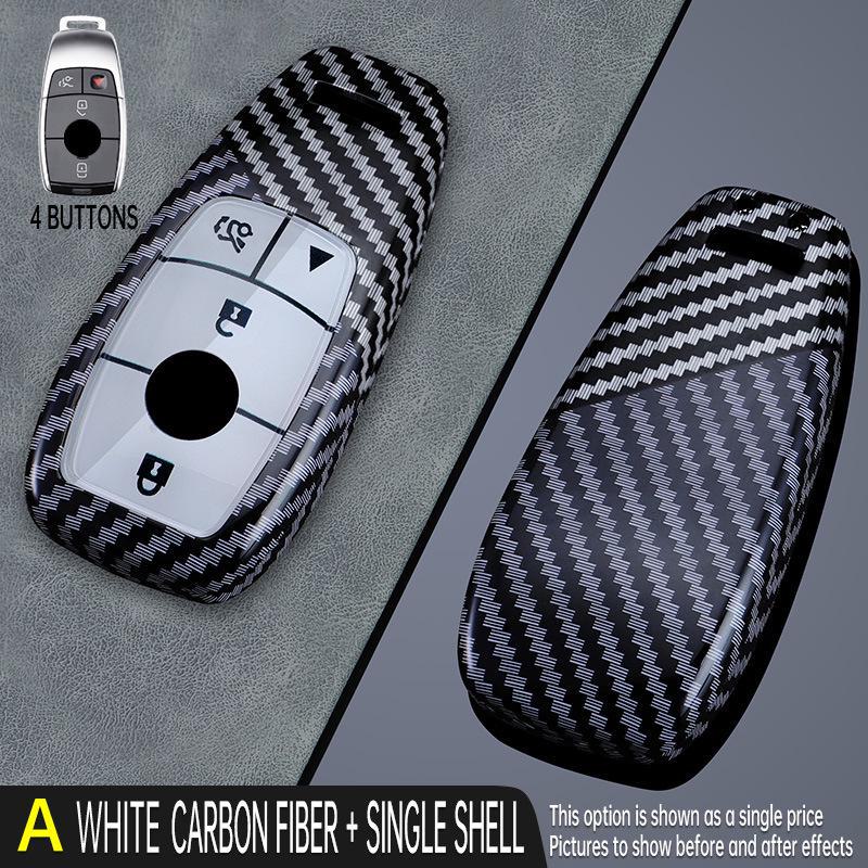 Mercedes-Benz Key Cover for C-Class E300L, A200L, GLC, GLE, GLA, CLA - High-End Female Shell, Elegant and Durable.