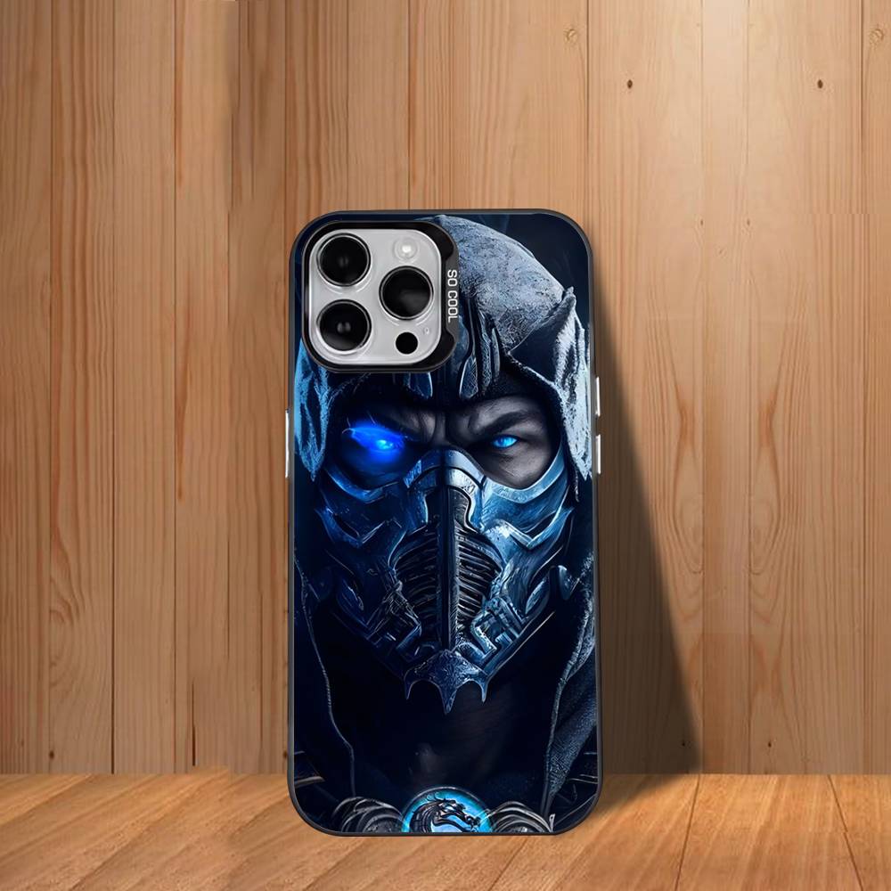 Mortal K-Kombat Game Phone Case For iPhone 17,16,15,14,13,12,11,Mini,Pro,SE,MAX White Matte Shockproof Cover