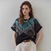 Maxza Bandana Color Block Round Neck T shirT ze06qT030na