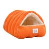 Winter Warm Zipper Style Plush Pet Sleeping Bag & Semi-Closed Cat Bed
