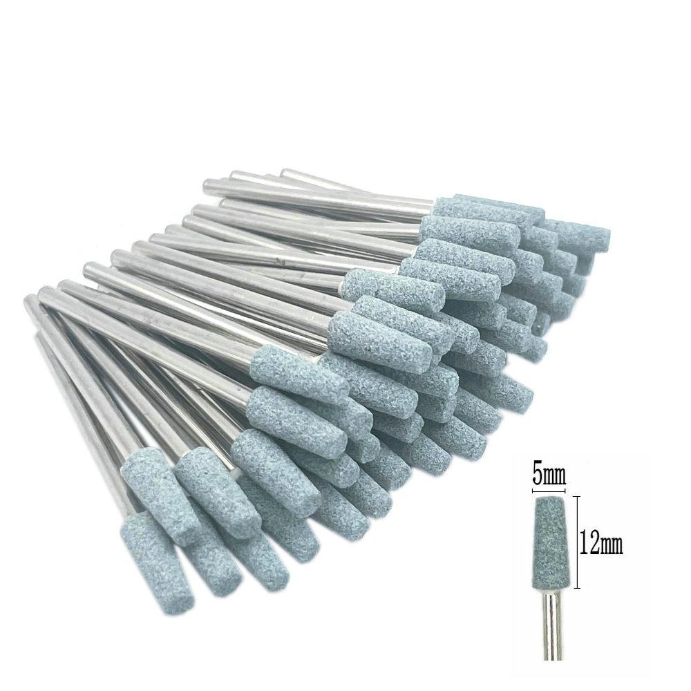 50pcs/set  Dental Stone Grinder Polisher Burs For Contouring Shaping Porcelain Dental Rotary Stone Polisher 2.35mm Shank