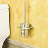 Wandmontiertes Toilettenbürsten-Set Langer Griff Badezimmerreinigungsbürste Duschbereich