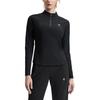 FILA Athletics Series Half-Zip Pullover Breathable Simple Casual Sports Top Women tops A11W511210FBK-1