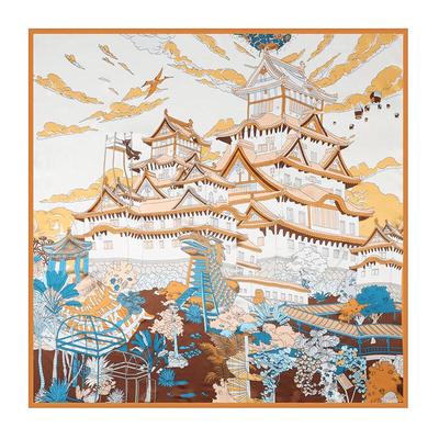 Aisiyalan Mulberry Silk Square Scarf
