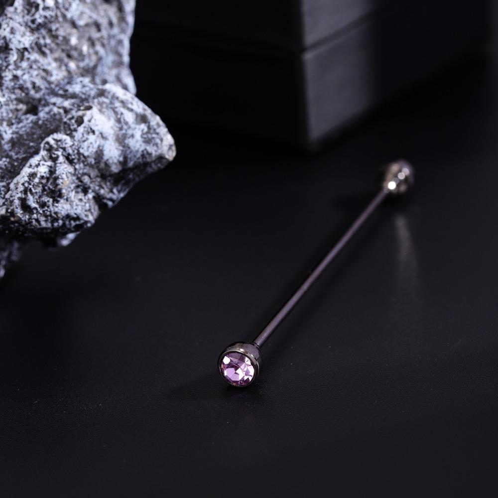 Spiral Buckle Shirt Collar Pin Detachable Neckline Pin Crystal Tie Collar Needle  Men