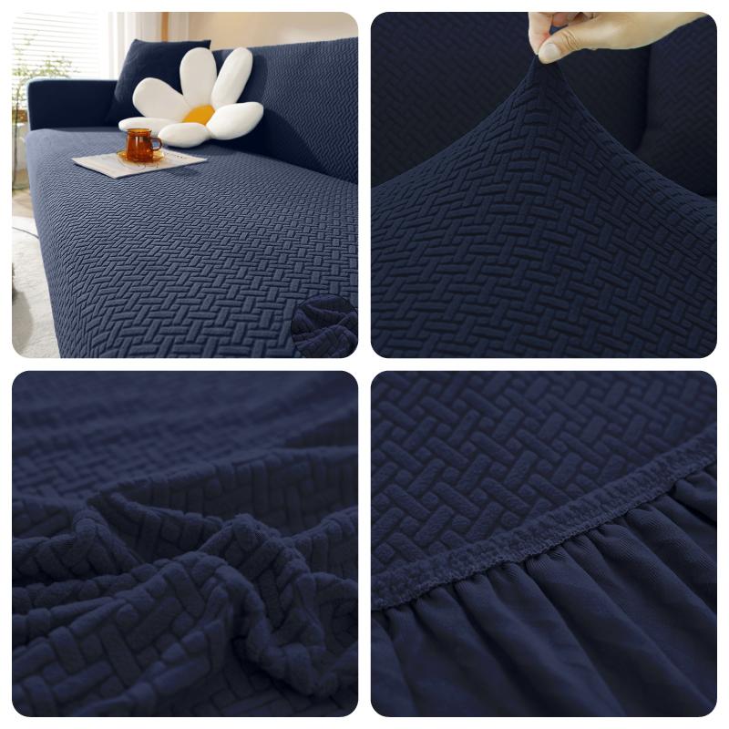 Jacquard Sofa Cover For Living Room Elastic Thick Jacquard Sofa Cover For Sofa L-shaped Corner Sofa Covers 1/2/3/4/5 Seater