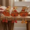 3Pcs Pastoral Halloween Pumpkin Figurine Vintage Fall Pumpkin Table Ornament  Harvest Season