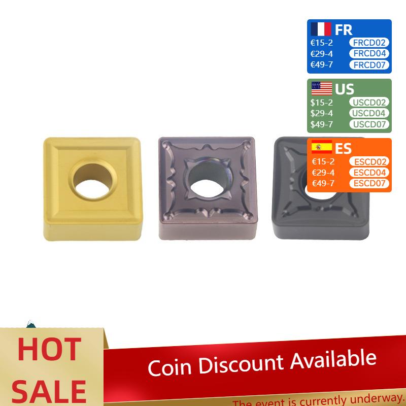 

10pcs SNMG150608 SNMG150612 Carbide Insert for MSDNN MSSNR External Turning Tool SNMG-PM/-PR Blade Stainless Steel Cutter CNC L SNMG150608 YZ6030
