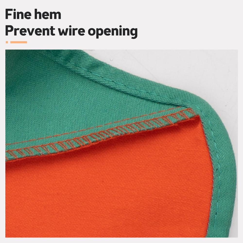 Fully Protective Welding Hood Washable, Breathable, Flame-Retardant Hooded Cap Splash-Proof and Dust-Proof Safety Helmet