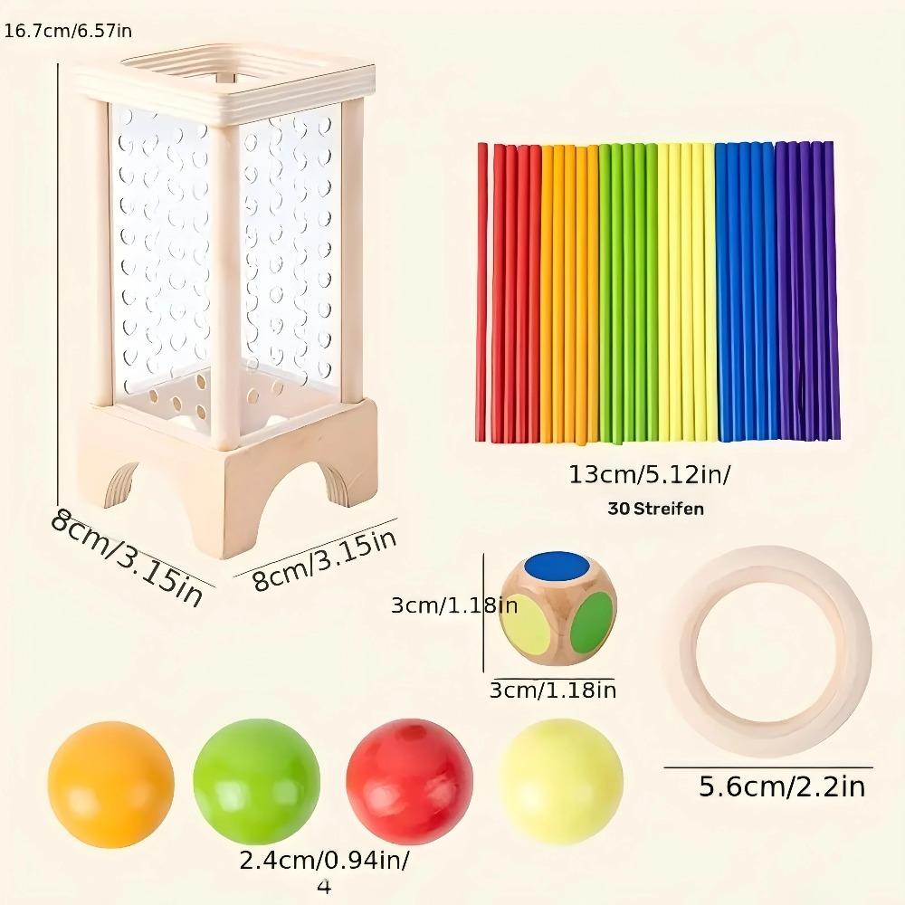 Wooden Stick Balancing Game Math Early Education Montessori Toys Fine Motor Skill Toy Thinking Training STEAM Toy Gifts for Kid