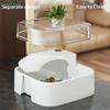 Transparent Turtle Tank Home Desktop Decoration Turtle Box With Sun Platform Simple Reptile Habitat