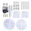 Musical Carousel DIY Silicone Mold for Music-Box Umbrella Bottom and Cover Mold DIY Movement Materials Round Brand Mold