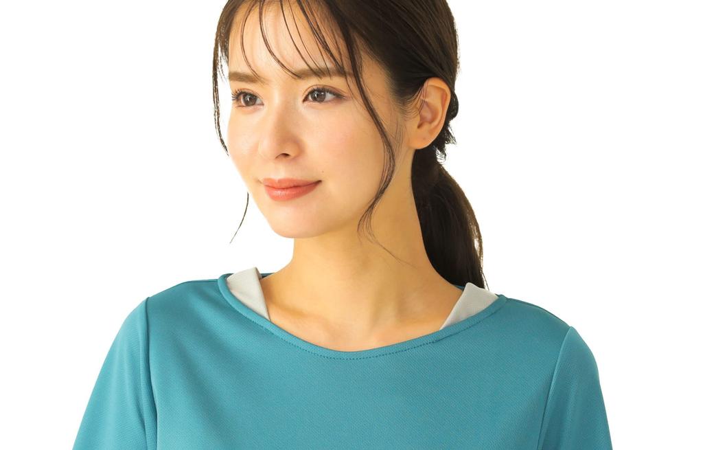 egneL Yoga and Training Made In Long Sleeve Gym UV Protection Women's Tops, Japan, T-Shirt, Wear, (003, Green, M)