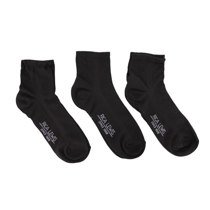 3er-Pack niedrige Herrensocken von RICA LEWIS