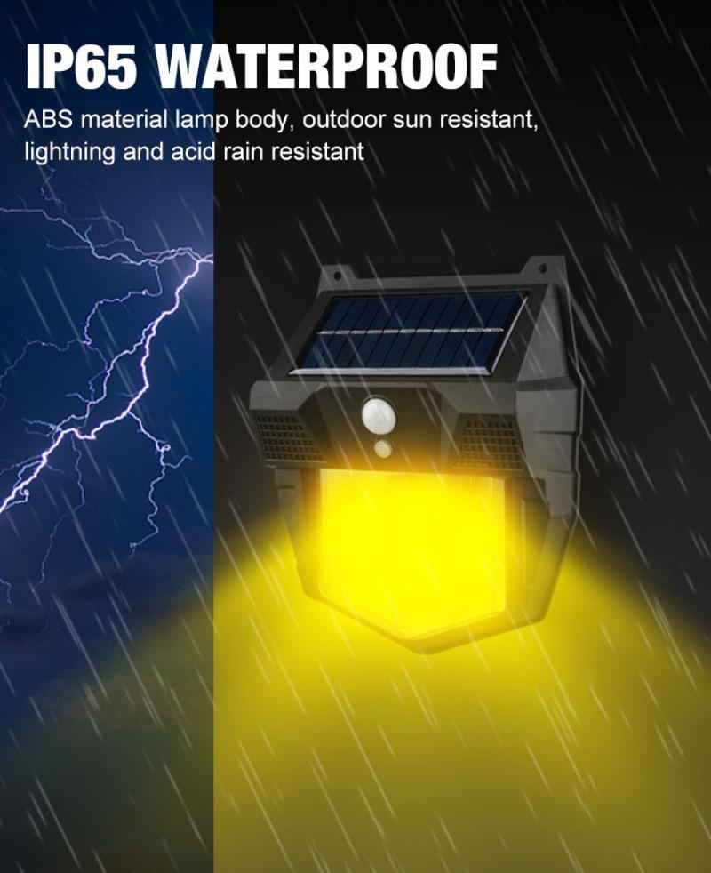 Newest Solar Light Tungsten Wall Lamp Human Induction Light Outdoor Waterproof Garden Villa Lighting Landscape Night Light