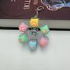 Cat Paw Keycap Keychain Fidget Spinner Mechanical Keyboard Style Stress Relief Toy Portable Keyring for Office Desk Anxiety Gift