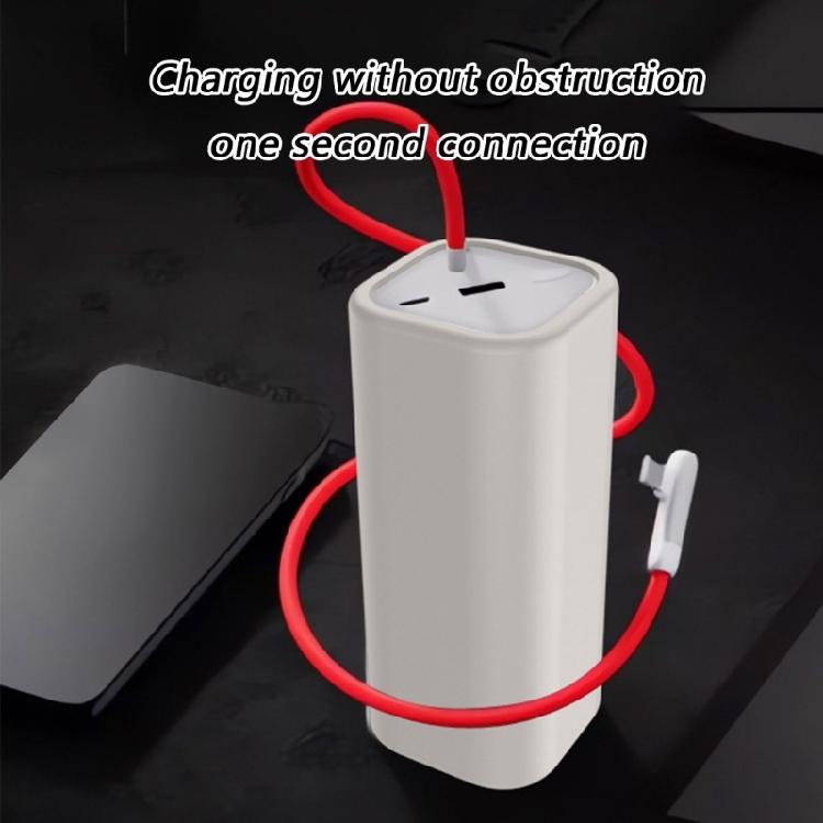 Silikonový kryt pro SUPERVOOC 150W Powerbanky Přenosné nabíječky Povrchy odolné proti poškrábání Tlumení nárazů Ergonomická rukojeť