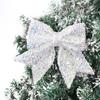 DIY Colorful Bow Ornaments Pearl Cotton Christmas Tree Ornament  Happy New Year Decoration