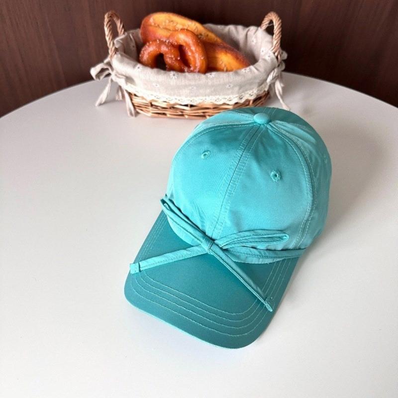 Balletcore Bow Breathable Baseball Hat Girl Adult Sports Hat Outdoor Activity