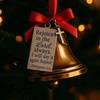 Christmas Bells Bible Verses Vintage Bells Christmas Decorations Retro Decor Religious Pendant For Wall Shelf Fireplace Party