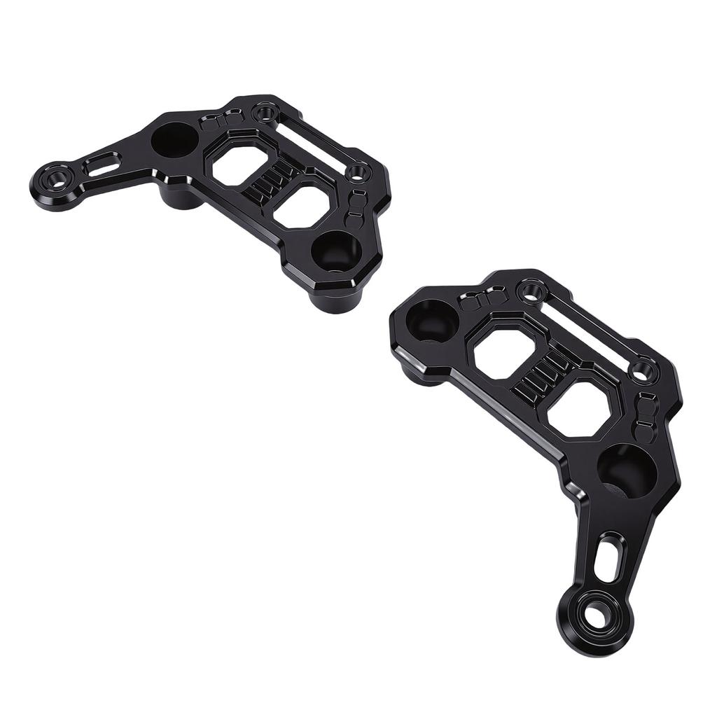 2 Stück Dual-Lichtleisten-Motorhauben-Montagehalterungen Ersatz für JL JLU 4xe JT 2018-2025 Nebelscheinwerferhalterung