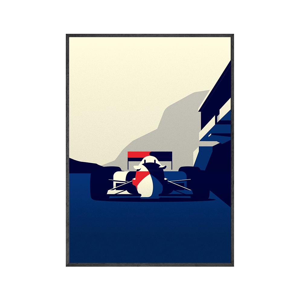 

Пилоты Формулы 1 Гоночный автомобиль Формулы 1 Айртон Сенна Плакат Картина на холсте Настенные картины Декор для гостиной Дома 21x30cm No Framed