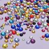 1440 pcs Sparkle DIY Crystal Beads Nail Art Mix Color Glass Rhinestone Jewelry Accessory 3D Nail Sparkle Decoration Beauty Craft