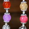 GemChic Women's Ethnic Colored Agate Crystal Elephant Pendant Alloy Flower Beads Bracelet Classical Retro Birthday Christmas Jewelry Gift