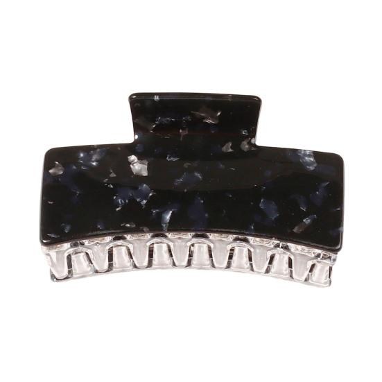 Bunte Krallenclips Mittlere Größe Quadratische Haarklammern Leichte Haarclips Kreative Styling-Haaraccessoires für Damen Mädchen