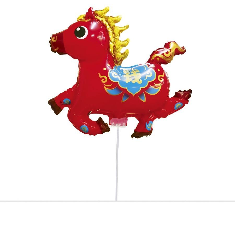 20 sets of new children's festival June 1st cartoon animal clip-on balloons, horse-year god of wealth clip-on balloons and toy balloons.
