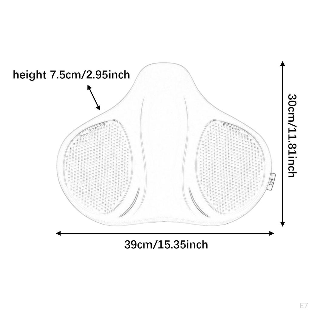 Poduszka na siodełko rowerowe Siodło rowerowe Wygodne Amortyzujące Szerokie Antypoślizgowe Wymienne Solidne dla Mężczyzn Kobiet