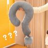Soft Office Nap Pillow Skin-friendly Neck Support Funny Question Mark Cervical Pillow  Bedding