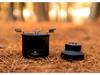 Shan Zhi Ke Dual-Use Detachable Alcohol Stove for Outdoor Tea Brewing - Portable, Windproof, Solid & Liquid Compatible for Camping