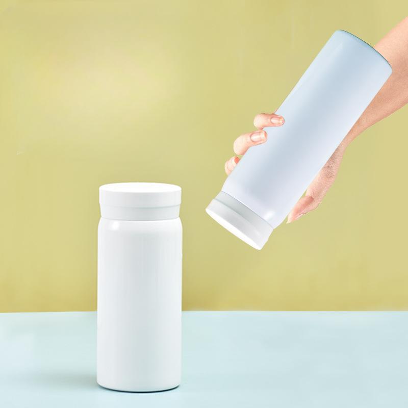 Stylish Portable Pocket Mug Ins Fashion Macaron Gift Mug Cute Mini Steel Thermos Mug Durable Durable Useful Useful