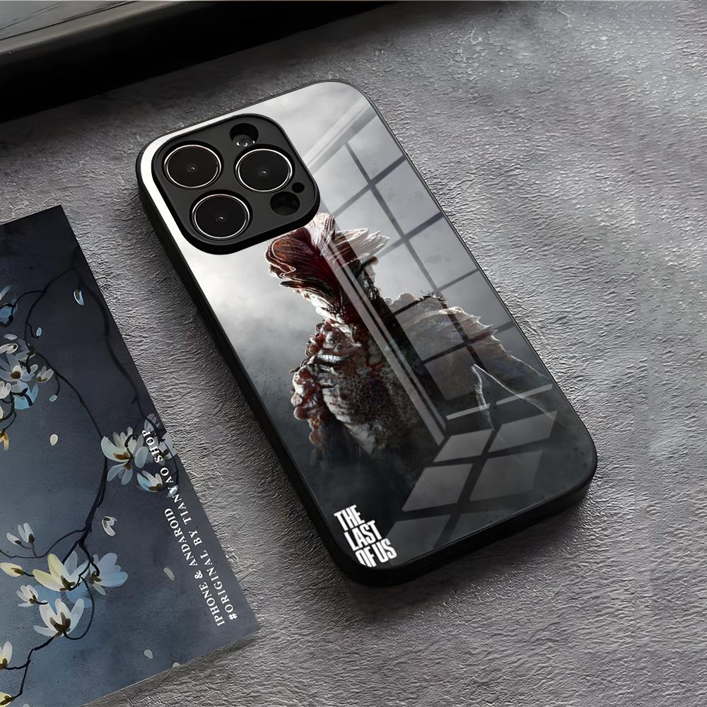 

T-The L-Last OfusE Game Phone Case For IPhone 17 Air 16 E Pro Max 15 14 13 Mini 12 Pro 11 Max Plus Black Glass Cover iPhone 12