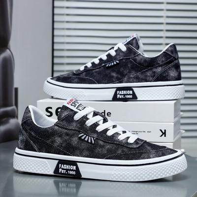 Fashion Men Breathable Canvas Shoes Fashion Outdoor Casual Sneakers Youth Student Skateboard Shoes for Men Tennis Shoe Vulcanized Shoes
