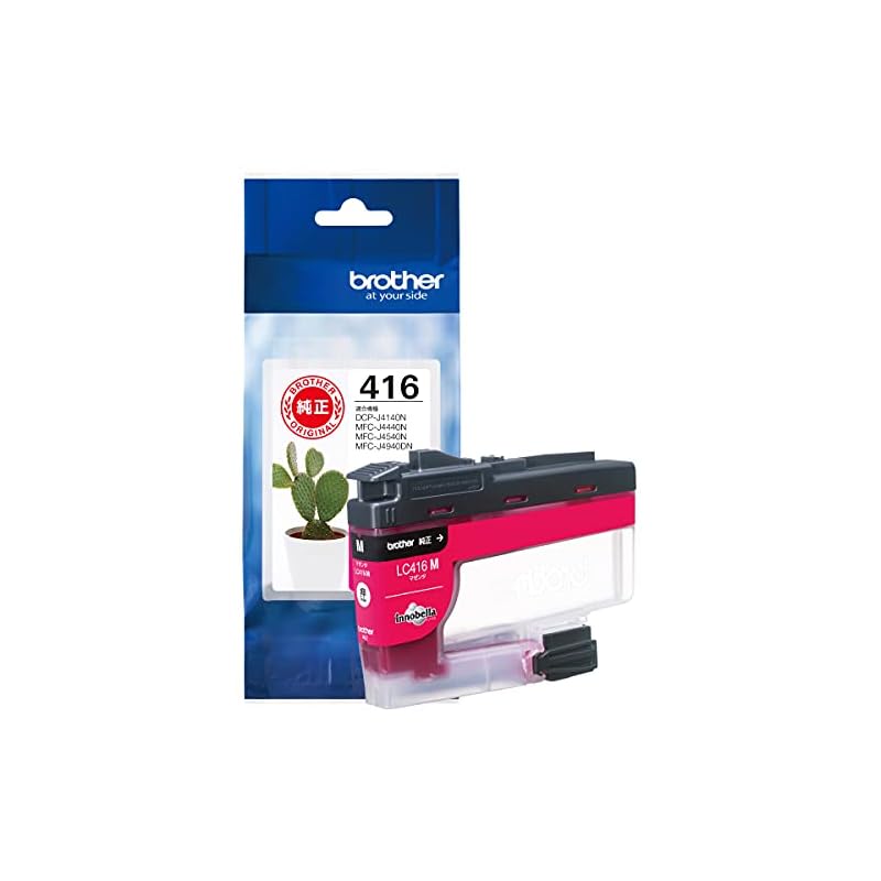 [Genuine Brother] Brother Industries Ink Cartridge Magenta LC416M Compatible Models: DCP-J4140N, MFC-J4440N, MFC-J4540N, MFC-J4940DN, Etc.