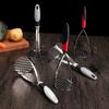 Manual Potato Masher Stainless Steel Potato Smasher Portable Kitchen Tools for Baby Food, Fruits, Bananas, Baking